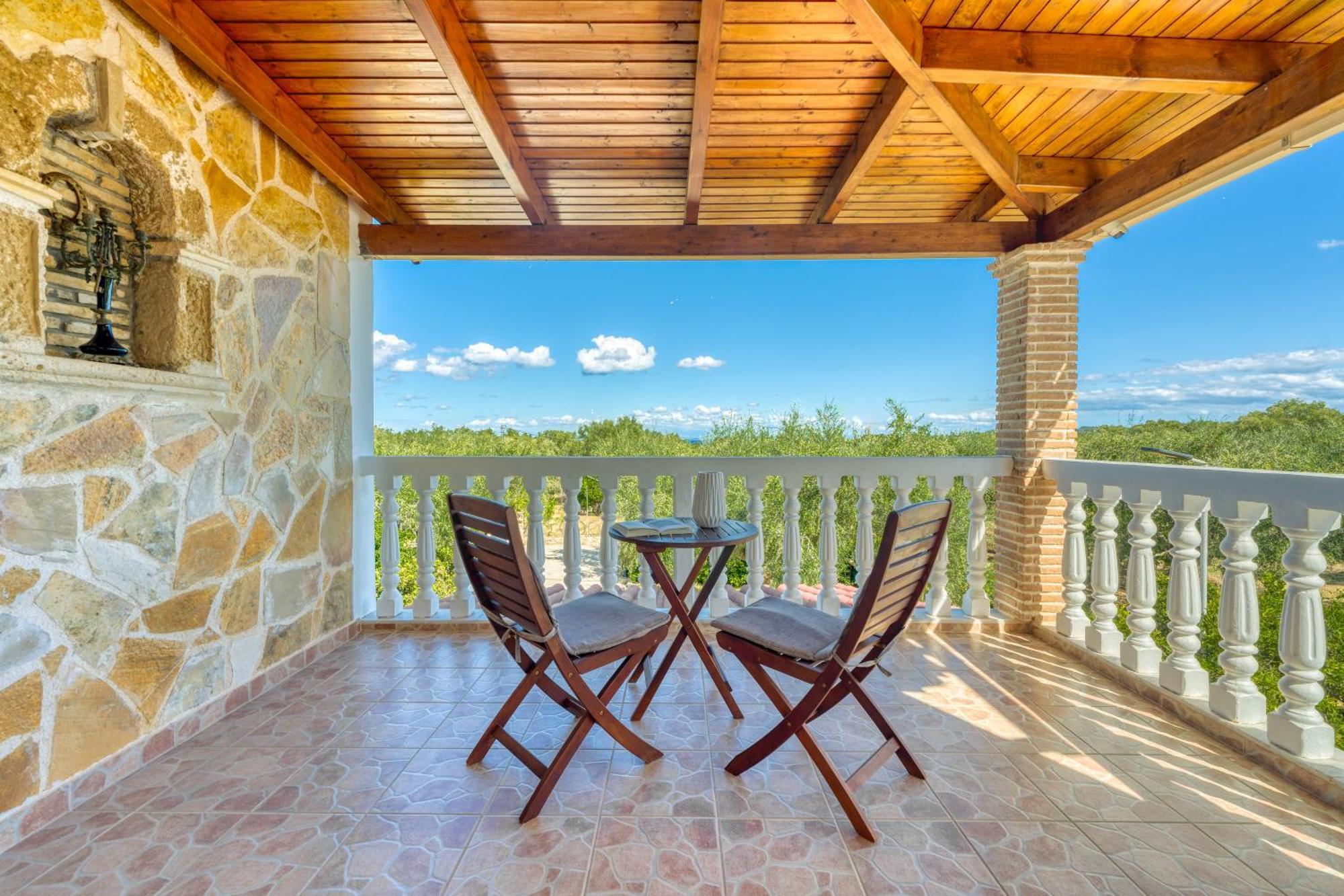 Villa Rosa 3 Bedroom With Sea View Tragaki Exterior foto